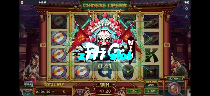 z777 slot casino presented on mobile device in Pakistan with slots and live games